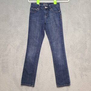 Old Navy Girls Skinny Jeans Size 10 Slim Dark Wash Stretch Denim